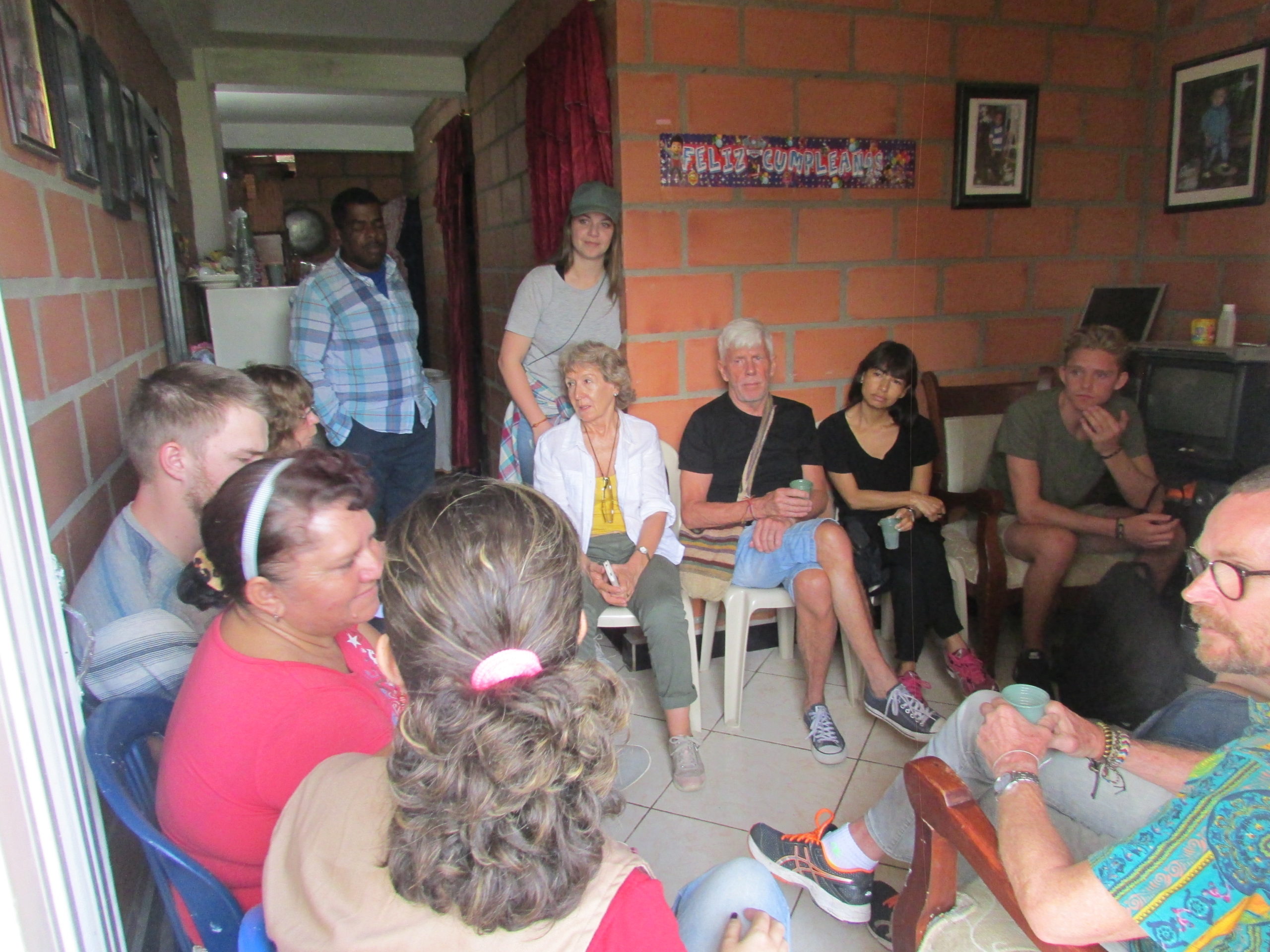 Visita domiciliaria a microempresaria