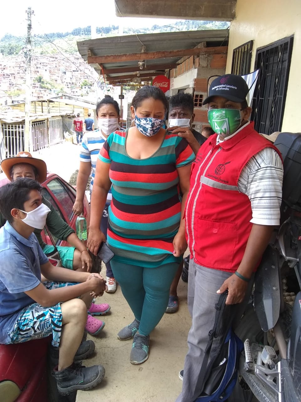 Aldemar con comunidad